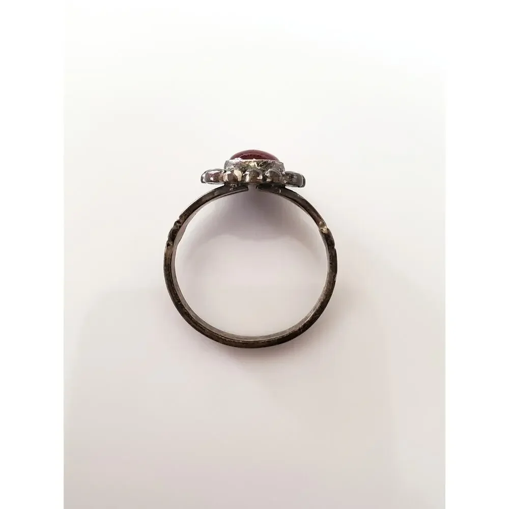 Vintage Sterling Silver Carnelian